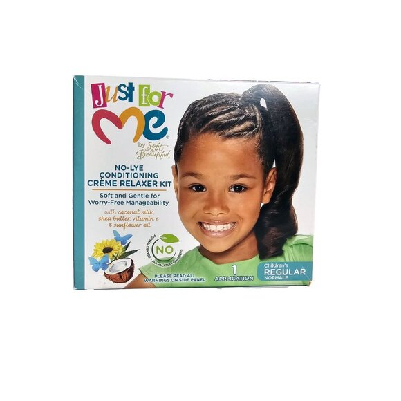 Just for Me Children's Regular  No-Lye Conditioning Creme Relaxer Kit - Picture 1 of 1